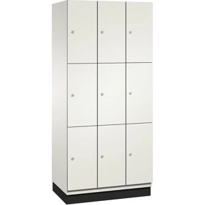 C+P Stahlspeicherschrank - 9 Fächer, Weiß, 900mm C+P Stahlspeicherschrank - 9 Fächer, Weiß, 900mm