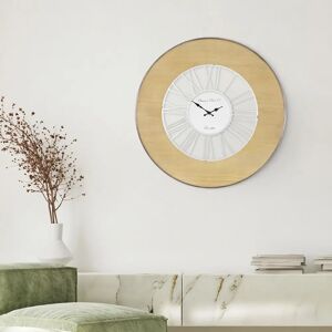 Horloge Murale Alfheim WOMO-DESIGN - Style Vintage, 85cm, Bois & Métal - Publicité Horloge Murale Alfheim WOMO-DESIGN - Style Vintage, 85cm, Bois & Métal - Publicité