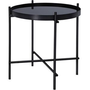 WOMO-DESIGN Table Basse Ronde Noir Ø43x45 cm - Publicité WOMO-DESIGN Table Basse Ronde Noir Ø43x45 cm - Publicité
