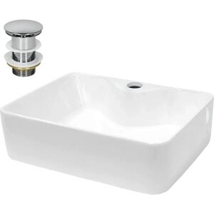 Lavabo in Ceramica ECD Germany 480x380mm - Moderno & Elegante Lavabo in Ceramica ECD Germany 480x380mm - Moderno & Elegante