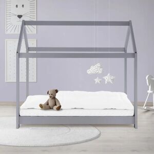 ML-Design Kinderbed met Dak - 70x140cm, Houten Frame ML-Design Kinderbed met Dak - 70x140cm, Houten Frame