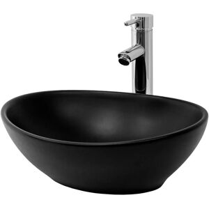 ML-Design Ovaler Keramik-Waschtisch - 41x33.5cm - Badezimmer-Armatur ML-Design Ovaler Keramik-Waschtisch - 41x33.5cm - Badezimmer-Armatur