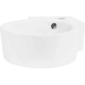 ML-Design Kątowa umywalka z ceramiki - Nowoczesny Biały Dodatek do Łazienki ML-Design Kątowa umywalka z ceramiki - Nowoczesny Biały Dodatek do Łazienki