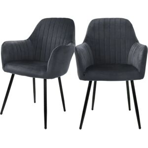 ML-DESIGN 2x Ruokailutuolit - Sametti, Ergonomiset, Modernit ML-DESIGN 2x Ruokailutuolit - Sametti, Ergonomiset, Modernit