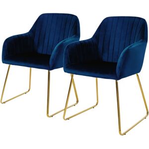 ML-Design Niebieskie krzesło z aksamitu - Nowoczesne krzesło ML-Design Niebieskie krzesło z aksamitu - Nowoczesne krzesło