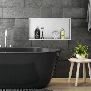 LUXEBATH Nicho en Acier Inoxydable Murale - 60x30x10 cm - Argent - Produit de Douche - Publicité LUXEBATH Nicho en Acier Inoxydable Murale - 60x30x10 cm - Argent - Produit de Douche - Publicité