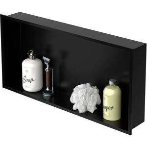 Niche de Douche en Acier Inoxydable Luxebath - 600mm Montage Murale Salle de Bain - Publicité Niche de Douche en Acier Inoxydable Luxebath - 600mm Montage Murale Salle de Bain - Publicité