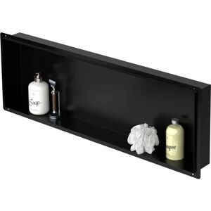 Luxebath Nicho Murale Acier Inoxydable Noir - Rangement Salle de Bain - Publicité Luxebath Nicho Murale Acier Inoxydable Noir - Rangement Salle de Bain - Publicité
