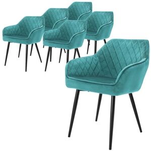 ML-DESIGN Turkusowe Fotel Velur - Ergonomiczne i Nowoczesne ML-DESIGN Turkusowe Fotel Velur - Ergonomiczne i Nowoczesne