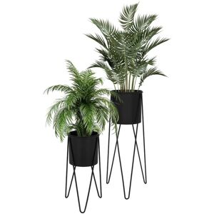 ML-Design 2 podpór na rośliny - Wytrzymałe metalowe stojaki do wnętrza i na zewnątrz ML-Design 2 podpór na rośliny - Wytrzymałe metalowe stojaki do wnętrza i na zewnątrz