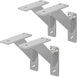 ML-Design Wandplanksteunen Set - Modern Industrieel Design ML-Design Wandplanksteunen Set - Modern Industrieel Design