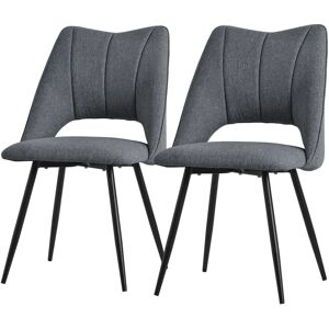 Szara krzesło do jadalni ML-DESIGN - Nowoczesne, Ergonomiczne, Stalowa rama Szara krzesło do jadalni ML-DESIGN - Nowoczesne, Ergonomiczne, Stalowa rama