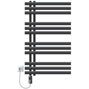 Luxebath - Radiateur Électrique Fer 600x1000mm Anthracite - Radiateur Salle de Bain, Sèche-Serviettes, 600W, Thermostat Numérique - Publicité Luxebath - Radiateur Électrique Fer 600x1000mm Anthracite - Radiateur Salle de Bain, Sèche-Serviettes, 600W, Thermostat Numérique - Publicité
