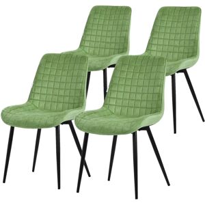 Chaises de salle à manger en velours salvia ML-DESIGN - Publicité Chaises de salle à manger en velours salvia ML-DESIGN - Publicité