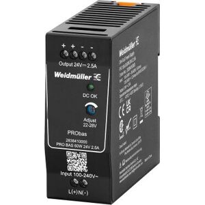 Weidmüller PRO BAS 60W 24V 2.5A Fuente de alimentación - Power Supply Weidmüller PRO BAS 60W 24V 2.5A Fuente de alimentación - Power Supply