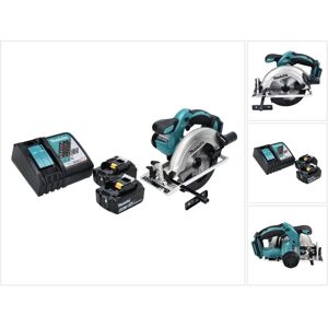 Makita Sega circolare a batteria - 18V, 165mm, Batterie, Caricabatterie Makita Sega circolare a batteria - 18V, 165mm, Batterie, Caricabatterie