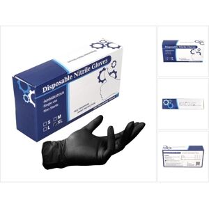 Tool Brothers - Gants jetables en nitrile - Noir - XL - Non stériles - Publicité Tool Brothers - Gants jetables en nitrile - Noir - XL - Non stériles - Publicité