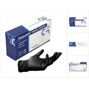 Gants jetables en nitrile Tool Brothers - Taille L - Noirs - Non stériles - Publicité Gants jetables en nitrile Tool Brothers - Taille L - Noirs - Non stériles - Publicité