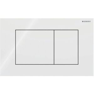 Geberit Sigma40 Plaque de déclenchement - Carré, blanc - Plaque de déclenchement - Publicité Geberit Sigma40 Plaque de déclenchement - Carré, blanc - Plaque de déclenchement - Publicité