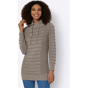 CASUAL LOOKS Longpullover - Figurbetonter Long, Taupe - Pullover CASUAL LOOKS Longpullover - Figurbetonter Long, Taupe - Pullover