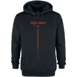 Rammstein Zeig Dich Logo hættetrøje - Herre - Sort Rammstein Zeig Dich Logo hættetrøje - Herre - Sort