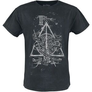 Harry Potter The Deathly Hallows Lyhythihainen T-paita - Miehet - musta Harry Potter The Deathly Hallows Lyhythihainen T-paita - Miehet - musta