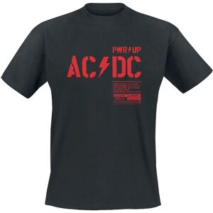 AC/DC PWR Up Herren Kurzarm T-Shirt - Schwarz AC/DC PWR Up Herren Kurzarm T-Shirt - Schwarz