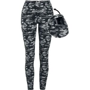 Rock Rebel by EMP Grå Kamuflasje Leggings - Sidelommer Rock Rebel by EMP Grå Kamuflasje Leggings - Sidelommer
