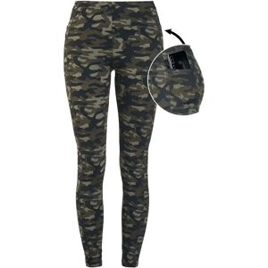 Rock Rebel by EMP Olive Kamuflasje Leggings - XS til 5XL - Kvinne Rock Rebel by EMP Olive Kamuflasje Leggings - XS til 5XL - Kvinne