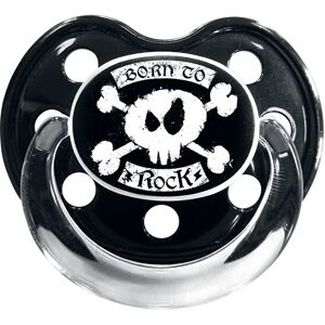 Metal Kids - Born To Rock - Musta - 0-6M - Pacifier Metal Kids - Born To Rock - Musta - 0-6M - Pacifier
