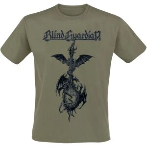 Blind Guardian Dragon Guitar Kortermet T-Skjorte - Herre Blind Guardian Dragon Guitar Kortermet T-Skjorte - Herre