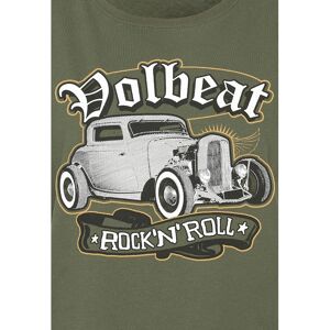 Volbeat XS-5XL Oliivi Rock'N'Roll T-paita - T-Paita Volbeat XS-5XL Oliivi Rock'N'Roll T-paita - T-Paita