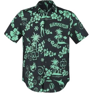 Rammstein Mein Land Kurzarmshirt - Schwarz/Grün - Herren Rammstein Mein Land Kurzarmshirt - Schwarz/Grün - Herren