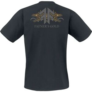 Amon Amarth Fafner's Gold lyhythihainen T-paita - Miehet - Musta Amon Amarth Fafner's Gold lyhythihainen T-paita - Miehet - Musta