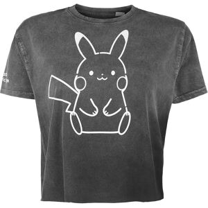 Pokémon Pikachu Grå Kortærmet T-Shirt - Hverdagslook Pokémon Pikachu Grå Kortærmet T-Shirt - Hverdagslook