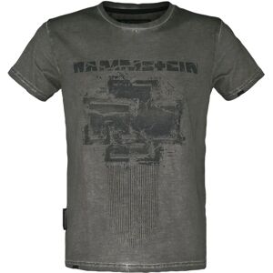 Rammstein Broken Logo II Oliven T-Skjorte - Herre Rammstein Broken Logo II Oliven T-Skjorte - Herre