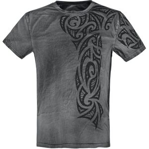 Outer Vision Gothic Tattoo T-Skjorte - Menn - Grå Outer Vision Gothic Tattoo T-Skjorte - Menn - Grå