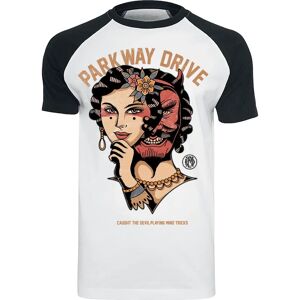 Parkway Drive Devil Tricks T-Shirt - Kurzarm - Schwarz/Weiß - T-Shirt Parkway Drive Devil Tricks T-Shirt - Kurzarm - Schwarz/Weiß - T-Shirt