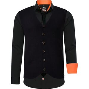 RUSTY NEAL XL Casual Langarmhemd met Weste - Overhemd RUSTY NEAL XL Casual Langarmhemd met Weste - Overhemd
