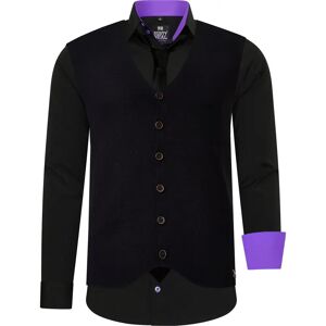 RUSTY NEAL Lange mouw overhemd - Effen, Casual, 4XL RUSTY NEAL Lange mouw overhemd - Effen, Casual, 4XL