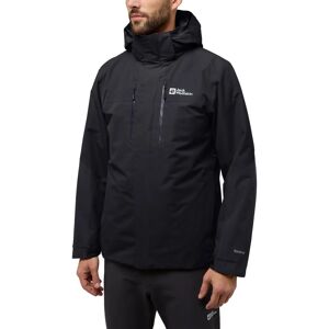 Jack Wolfskin Herren Doppeljacke JASPER 3IN1 JKT M - Fekete - Sokoldalú 3-in-1 kabát Jack Wolfskin Herren Doppeljacke JASPER 3IN1 JKT M - Fekete - Sokoldalú 3-in-1 kabát