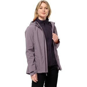 Jack Wolfskin Moonrise 3in1 Jas Lila - Jas Jack Wolfskin Moonrise 3in1 Jas Lila - Jas