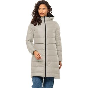 JACK WOLFSKIN LENAUPLATZ COAT W - Cappotto di piume - beige JACK WOLFSKIN LENAUPLATZ COAT W - Cappotto di piume - beige