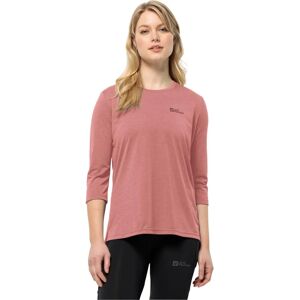 JACK WOLFSKIN CROSSTRAIL 3/4 T W - red - Shirt JACK WOLFSKIN CROSSTRAIL 3/4 T W - red - Shirt