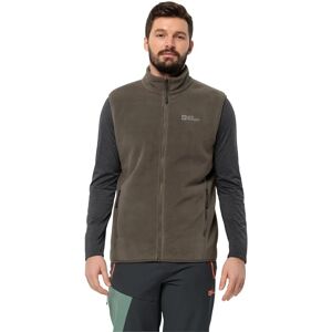 JACK WOLFSKIN WALDSTEIG Fleece Vest - Fleece Vest, Brown, S JACK WOLFSKIN WALDSTEIG Fleece Vest - Fleece Vest, Brown, S