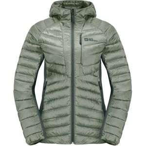 Jack Wolfskin Dames Routeburn Capuchonjas - Groen - Maat: 10/8 - Jas Jack Wolfskin Dames Routeburn Capuchonjas - Groen - Maat: 10/8 - Jas