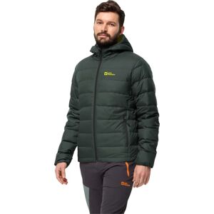Jack Wolfskin Ather Down Hoody M - black olive / firefly Jack Wolfskin Ather Down Hoody M - black olive / firefly