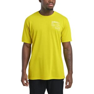 Jack Wolfskin Vonnan Graphic T Men M - Functional Shirt - Yellow Jack Wolfskin Vonnan Graphic T Men M - Functional Shirt - Yellow