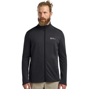 Jack Wolfskin Kolbenberg Fleece Jacket - Men’s Black, Model FZ M Jack Wolfskin Kolbenberg Fleece Jacket - Men’s Black, Model FZ M