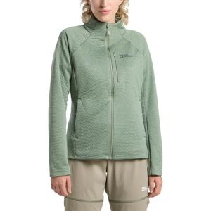 JACK WOLFSKIN Taiga FZ Vrouwen Groen - sport fleecejas JACK WOLFSKIN Taiga FZ Vrouwen Groen - sport fleecejas